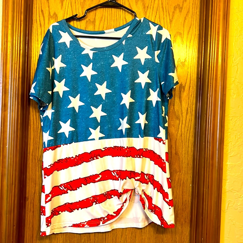Red, White and Blue Shirt